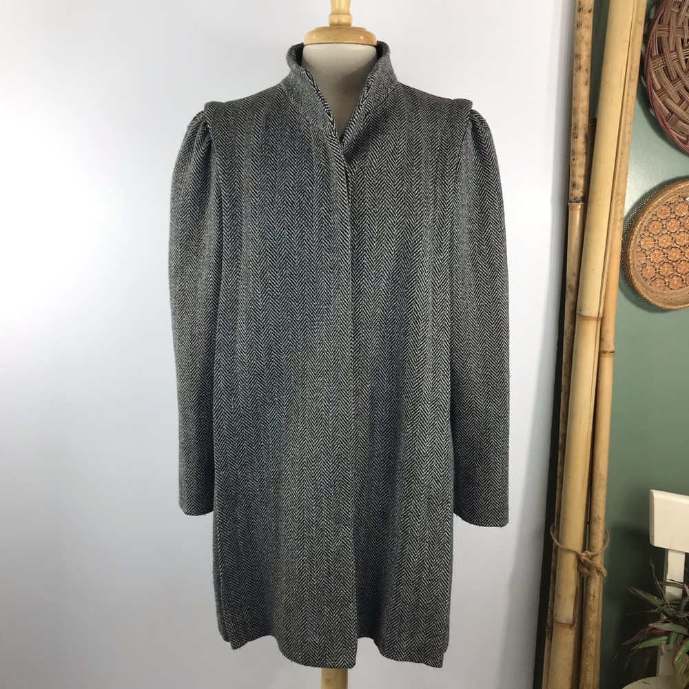 Vintage Central Park CPI Womens Tweed Coat Sz M/L